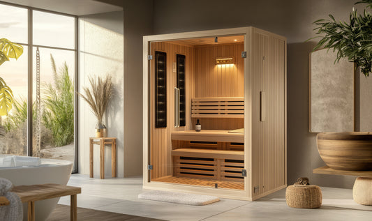 Infrared Sauna Hub 2-Person Full-Spectrum Infrared Sauna